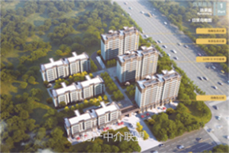 金地翰林套二房2室1厅1卫49㎡